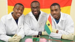 Ghana satellite development team